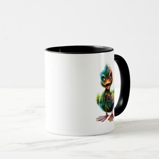 Mug Happy duck. (Devant droit)