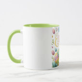 Mug Happy Easter Bunny and Eggs (Gauche)