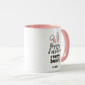 Mug Happy Easter Bunny Custom Gift (Devant droit)