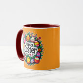 Mug Happy Easter – Colorful Spring Design - caneca (Devant gauche)