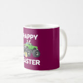 Mug Happy Easter Cute Monster Truck Kids (Devant droit)