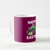Mug Happy Easter Cute Monster Truck Kids (Devant gauche)