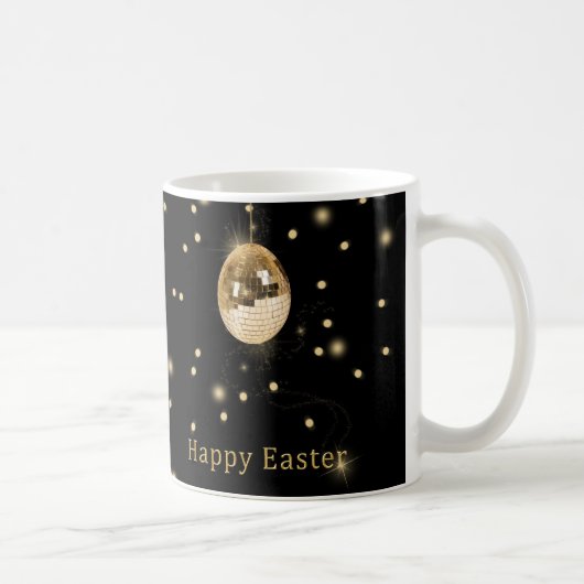 Mug Happy Easter Gold Disco Ball (Droite)