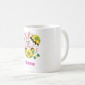 Mug Happy Easter Party Bunny Popping Out (Devant droit)