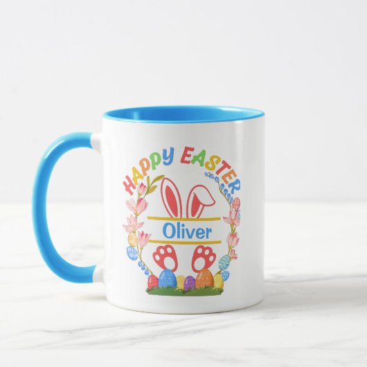 Mug Happy Easter Personalized T-Shirt (Gauche)
