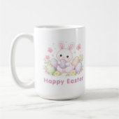 Mug Happy Easter Spring Design - Cute Easter Bunny  (Gauche)