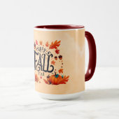 Mug Happy Fall Y'all classique (Devant droit)