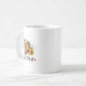 Mug Happy Fall Y'all Gnome Leopard Citrouille Automne (Devant gauche)