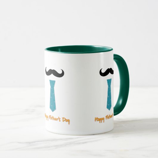 Mug Happy Fathers Day (Devant droit)