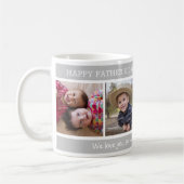 Mug Happy Fête des pères Best Papa Ever 4 Photo Collag (Gauche)