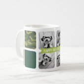 Mug Happy Fête des pères Custom 4 Photo Collage Camo (Devant gauche)