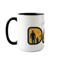 "Happy Fête des pères Dad : Graphic Typography Art