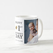 Mug Happy First Mother's Day 5 Photo Collage (Devant droit)