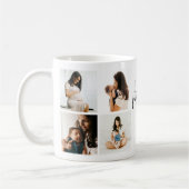 Mug Happy First Mother's Day' Photo Collage Keepsaké (Gauche)