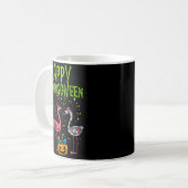 Mug Happy Flamingoween Y Flamingos Funny Halloween Cos (Devant gauche)