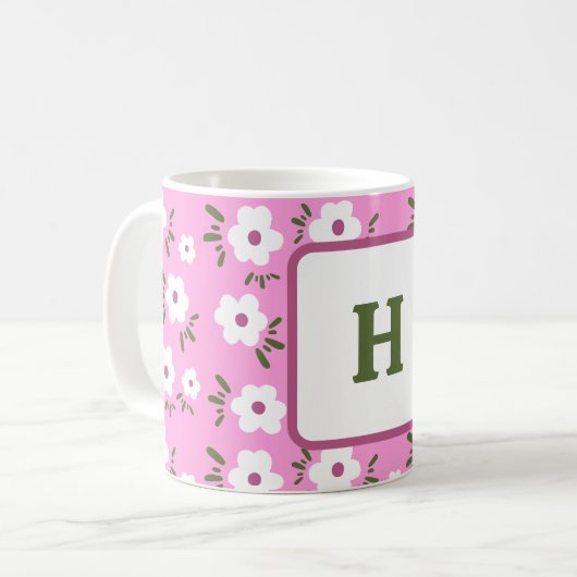 Mug Happy Flowers (Devant gauche)