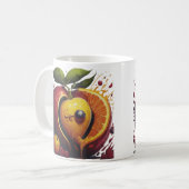 Mug Happy Fruits Love Heart - Unique style mode" (Devant gauche)