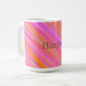 Mug Happy Fun Colorful Gras brillant Collection (Devant gauche)