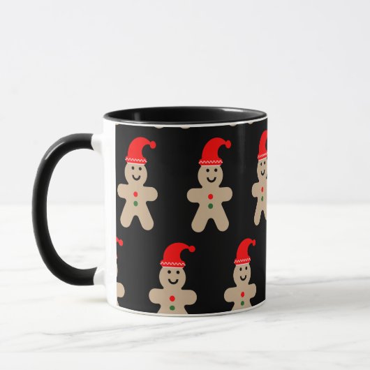 Mug Happy Gingerbread man Winter (Gauche)