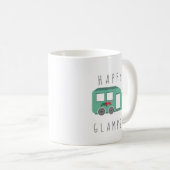 Mug Happy Glamper RV Women's Camping (Devant droit)