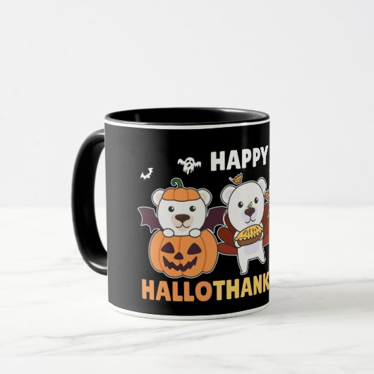 Mug Happy Hallothanksma (Devant gauche)