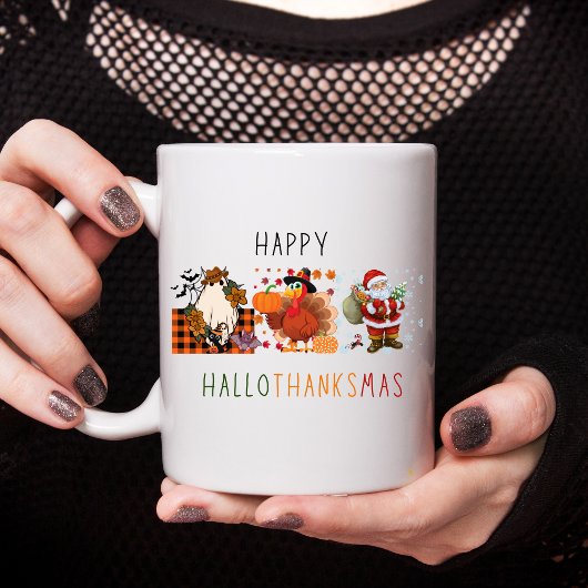 Mug Happy HalloThanksMas 