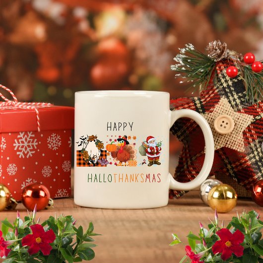 Mug Happy HalloThanksMas 