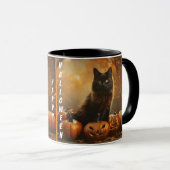 Mug Happy Halloween Black Cat Collection (Devant droit)