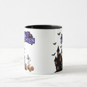 Mug Happy Halloween black & white (Centre)