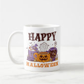 Mug Happy Halloween café brasse (Gauche)
