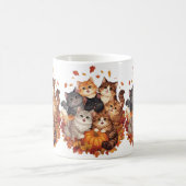 Mug Happy Halloween Cats and Pumpkins  (Centre)