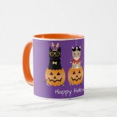 Mug Happy Halloween Cats Jack-o'-lantern (Devant gauche)