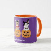 Mug Happy Halloween Cats Jack-o'-lantern (Devant droit)