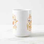 Mug Happy Halloween chauves-souris Jack-o'-lantern Cof (Centre)