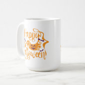 Mug Happy Halloween chauves-souris Jack-o'-lantern Cof (Devant gauche)
