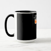 Mug Happy Halloween coloré mignon araignée Web (Gauche)