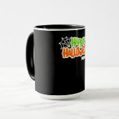 Mug Happy Halloween coloré mignon araignée Web (Devant gauche)