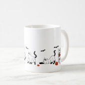 Mug Happy Halloween Ghost Cats (Devant droit)