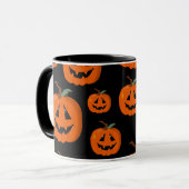 Mug Happy Halloween Jack-o'-lantern Illustration Art (Devant gauche)