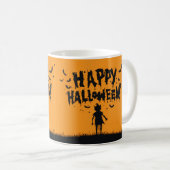 Mug Happy Halloween:Mug with Mysterious Silhouette (Devant droit)