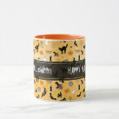 Mug "Happy Halloween" Random Iconic Motif Orange (Centre)