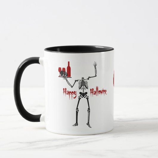 Mug Happy Hallowine Skeleton sans tête (Gauche)