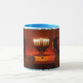Mug Happy Hanoukka Custom Photo Coffee Cup (Centre)