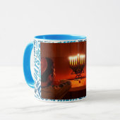 Mug Happy Hanoukka Custom Photo Coffee Cup (Devant gauche)