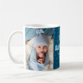 Mug Happy Hanoukka Fun Typography Star of David Nom (Gauche)