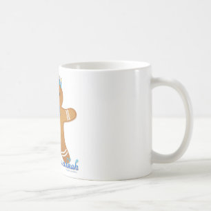 Mug Happy Hanoukka Gingerbread Man Menorah