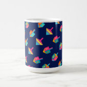Mug Happy Hanukkah Festival dreidel Holiday Decoration (Centre)