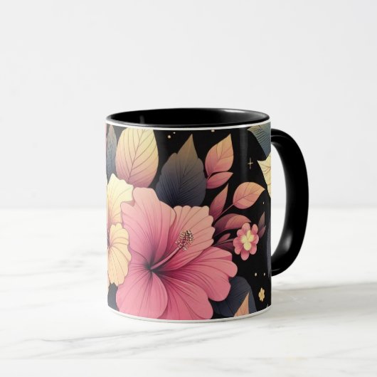 Mug Happy Hibiscus (Devant droit)