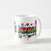 Mug Happy hippie Adrian 2 (Devant droit)