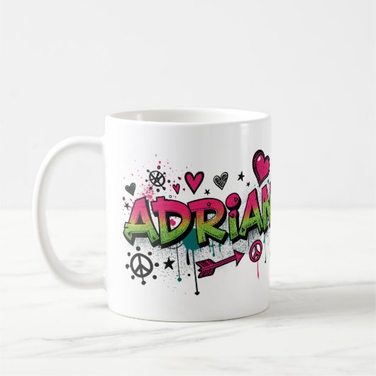 Mug Happy hippie Adrian 2 (Gauche)